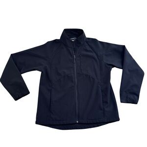 Black Diamond Womens XL Black Soft Shell Fleece Lined Jacket Hiking Outdoor